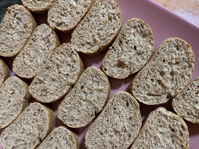 Pan integral carrefour cortado para torrijas