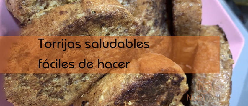 Torrijas saludables con pan integral
