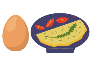 Huevos, proteina de calidad para dieta de opositores