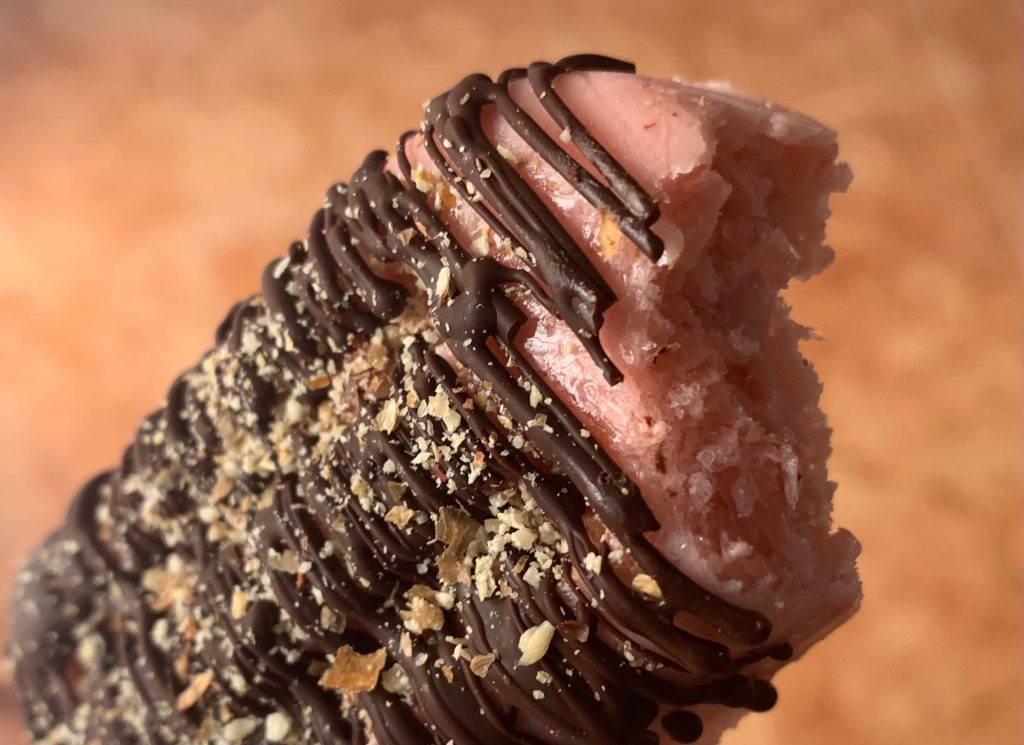 Helado con chocolate FacilAdo, helado saludable
