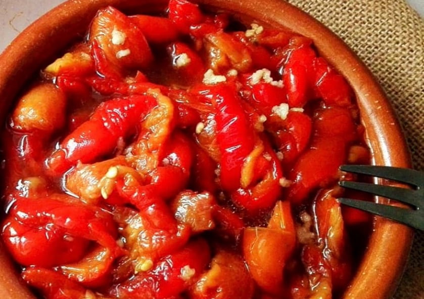 Receta de pimientos rojos elaboración Nutrifácil