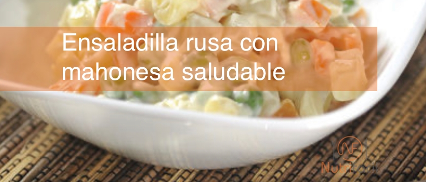 Receta de ensaladilla rusa con mahonesa saludable
