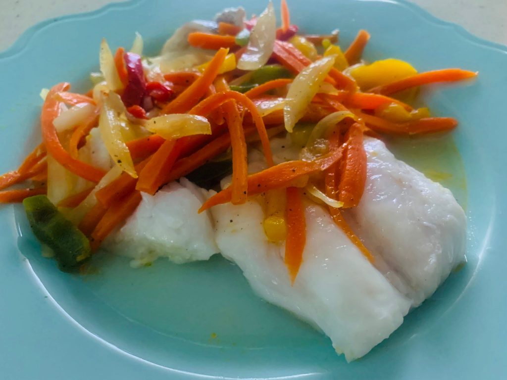 Merluza en papillote