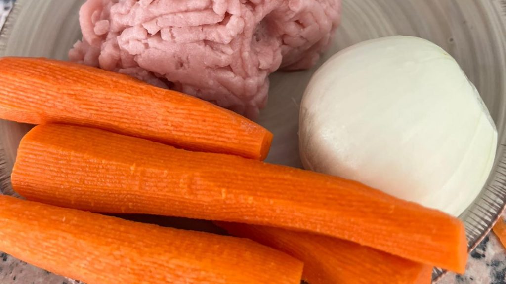 Ingredientes para preparar la BurgerFácil de pollo