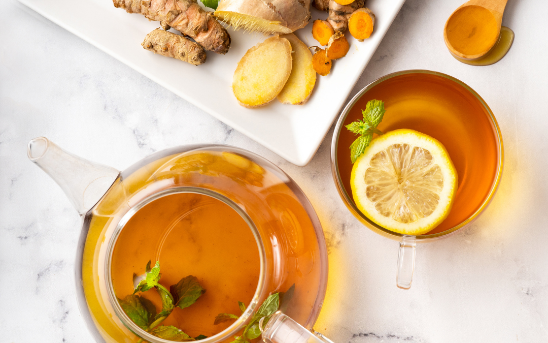 Infusiones para controlar la inflamación del cuerpo con dieta